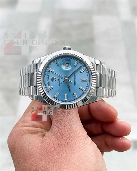 rolex day date 40 platinum diamond price|Rolex Day-Date 40 price.